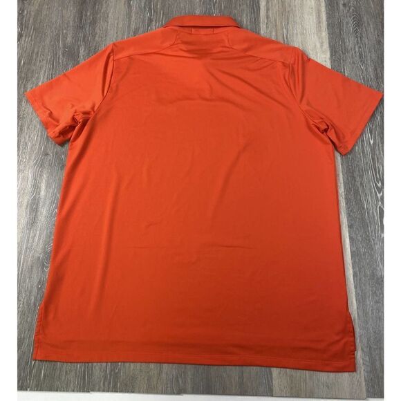 Ralph Lauren RLX Golf Polo Shirt Mens Extra Large Orange Short Sleeve Stretch - Picture 3 of 10